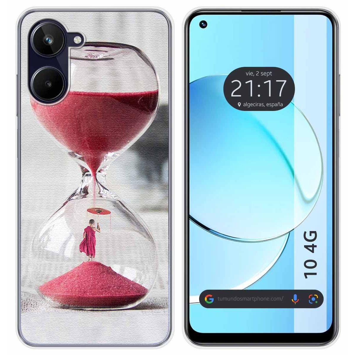 Funda Silicona para Realme 10 4G diseño Reloj Dibujos