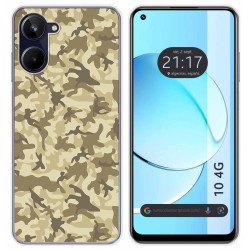 Funda Silicona para Realme 10 4G diseño Sand Camuflaje Dibujos