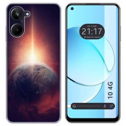 Funda Silicona para Realme 10 4G diseño Tierra Dibujos