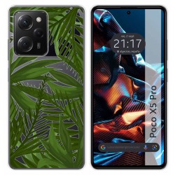 Funda Silicona Transparente compatible con Xiaomi POCO X5 Pro 5G diseño Jungla Dibujos