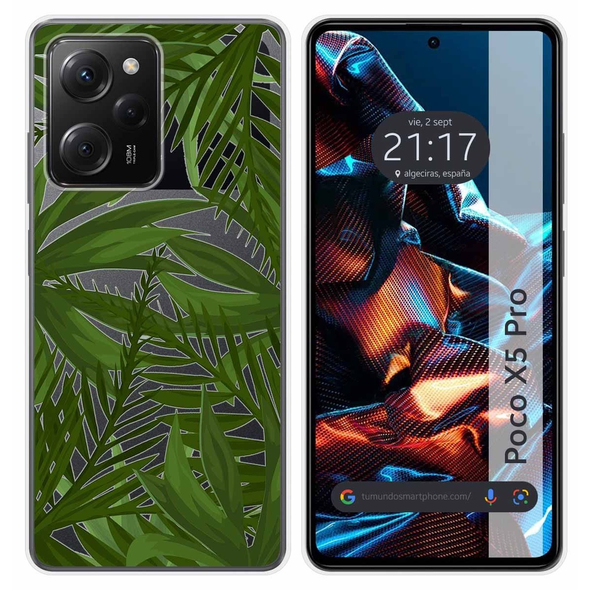 Funda Silicona Transparente compatible con Xiaomi POCO X5 Pro 5G diseño Jungla Dibujos