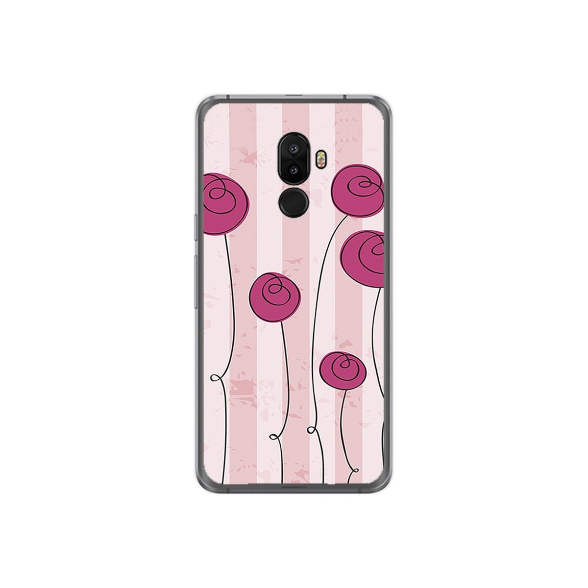 Funda Gel Tpu para Ulefone S8 / S8 Pro Diseño Flores Vintage Dibujos