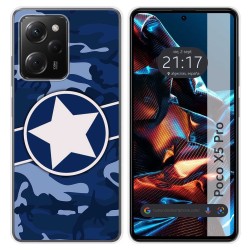 Funda Silicona compatible con Xiaomi POCO X5 Pro 5G diseño Camuflaje 03 Dibujos