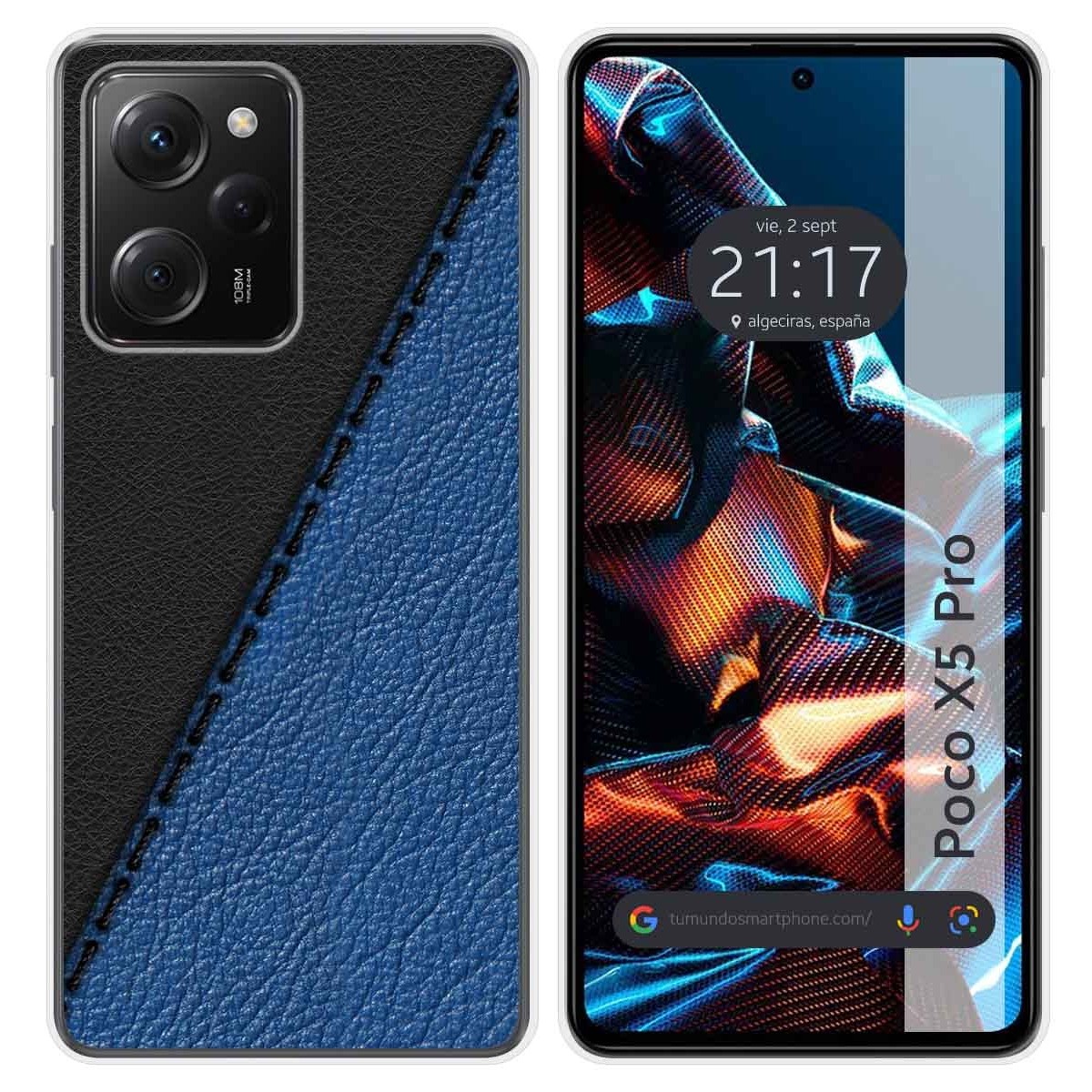 Funda Silicona compatible con Xiaomi POCO X5 Pro 5G diseño Cuero 02 Dibujos