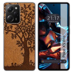 Funda Silicona compatible con Xiaomi POCO X5 Pro 5G diseño Cuero 03 Dibujos
