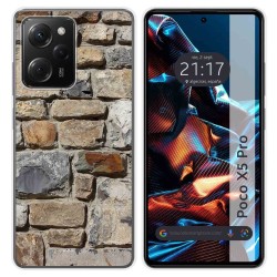 Funda Silicona compatible con Xiaomi POCO X5 Pro 5G diseño Ladrillo 03 Dibujos