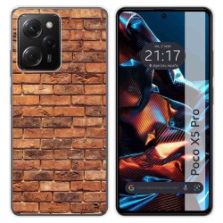 Funda Silicona compatible con Xiaomi POCO X5 Pro 5G diseño Ladrillo 04 Dibujos