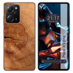 Funda Silicona compatible con Xiaomi POCO X5 Pro 5G diseño Madera 04 Dibujos