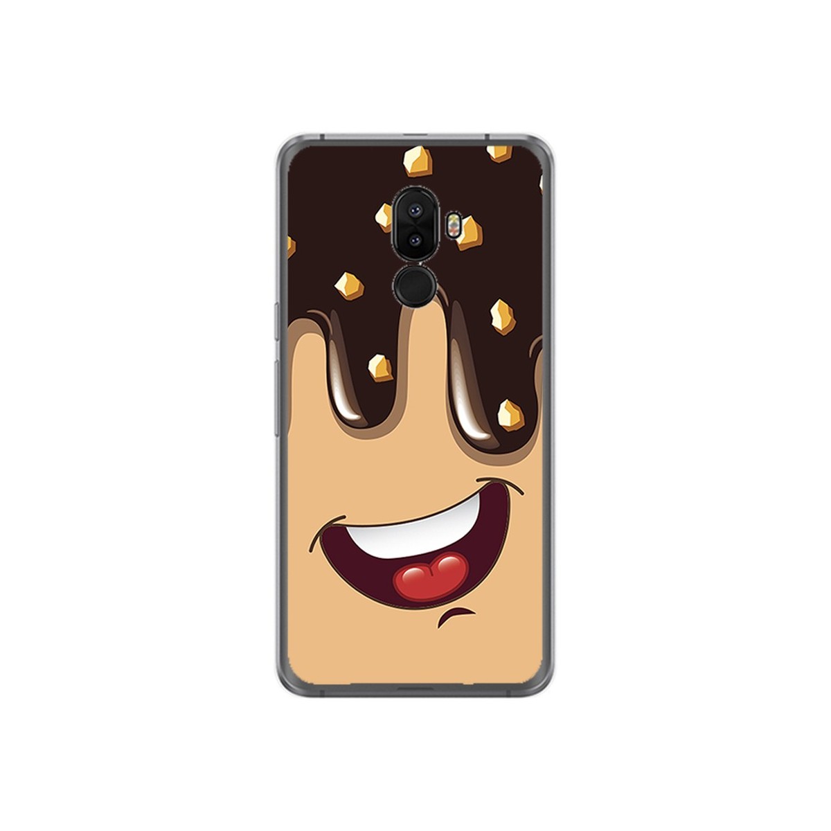 Funda Gel Tpu para Ulefone S8 / S8 Pro Diseño Helado Chocolate Dibujos