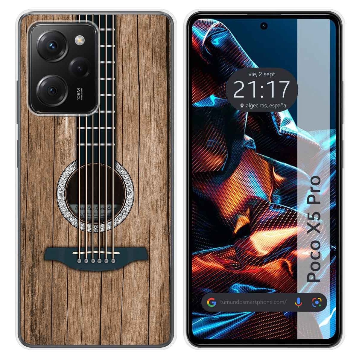 Funda Silicona compatible con Xiaomi POCO X5 Pro 5G diseño Madera 11 Dibujos