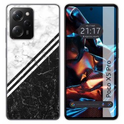 Funda Silicona compatible con Xiaomi POCO X5 Pro 5G diseño Mármol 01 Dibujos