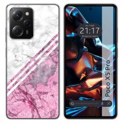 Funda Silicona compatible con Xiaomi POCO X5 Pro 5G diseño Mármol 03 Dibujos