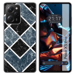 Funda Silicona compatible con Xiaomi POCO X5 Pro 5G diseño Mármol 06 Dibujos