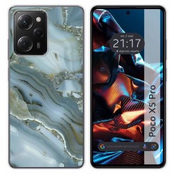 Funda Silicona compatible con Xiaomi POCO X5 Pro 5G diseño Mármol 09 Dibujos