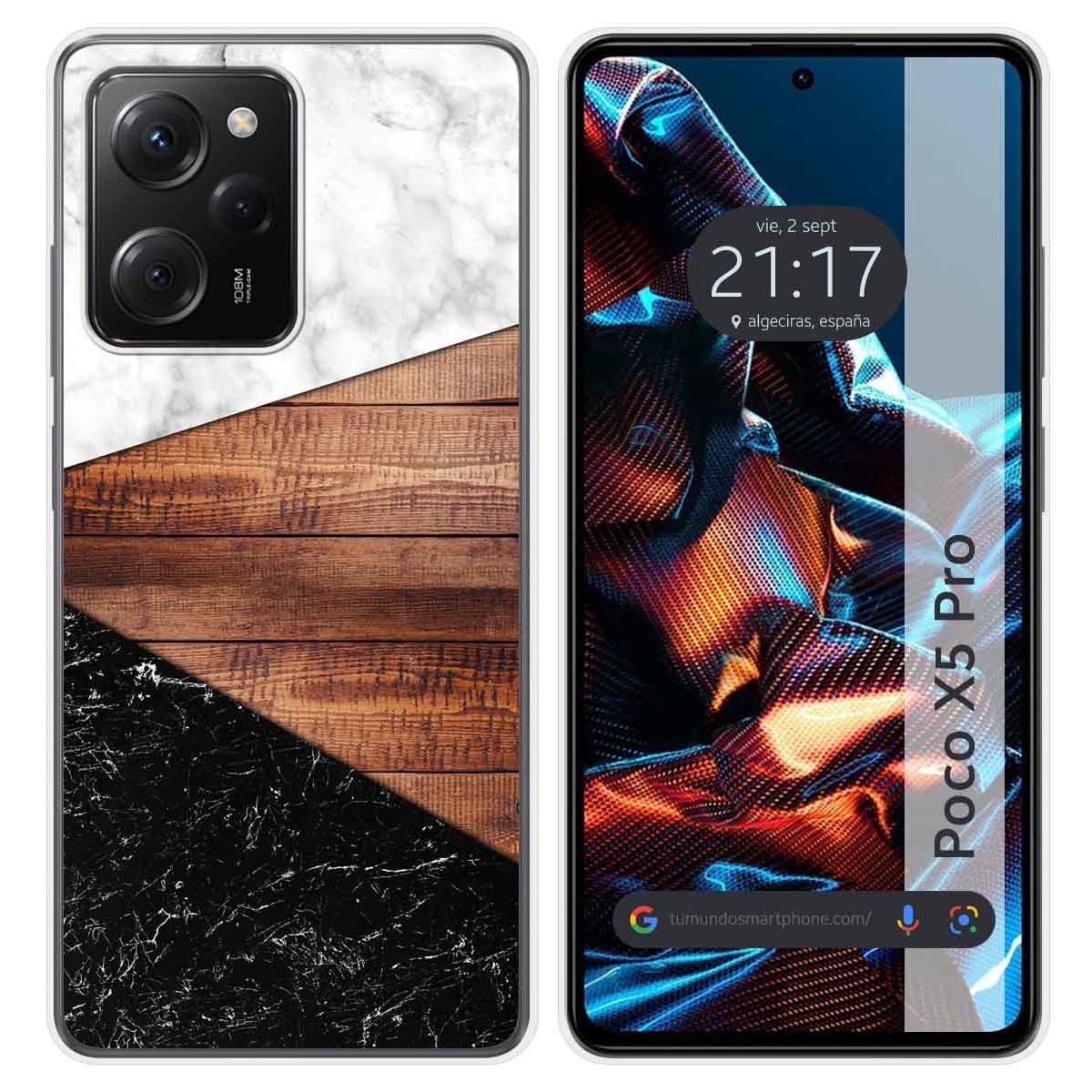 Funda Silicona compatible con Xiaomi POCO X5 Pro 5G diseño Mármol 11 Dibujos