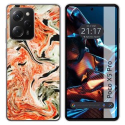 Funda Silicona compatible con Xiaomi POCO X5 Pro 5G diseño Mármol 12 Dibujos