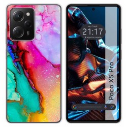 Funda Silicona compatible con Xiaomi POCO X5 Pro 5G diseño Mármol 15 Dibujos