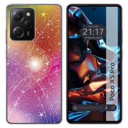 Funda Silicona compatible con Xiaomi POCO X5 Pro 5G diseño Abstracto Dibujos