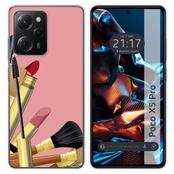 Funda Silicona compatible con Xiaomi POCO X5 Pro 5G diseño Brochas Dibujos