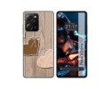 Funda Silicona compatible con Xiaomi POCO X5 Pro 5G diseño Corazones Madera Dibujos