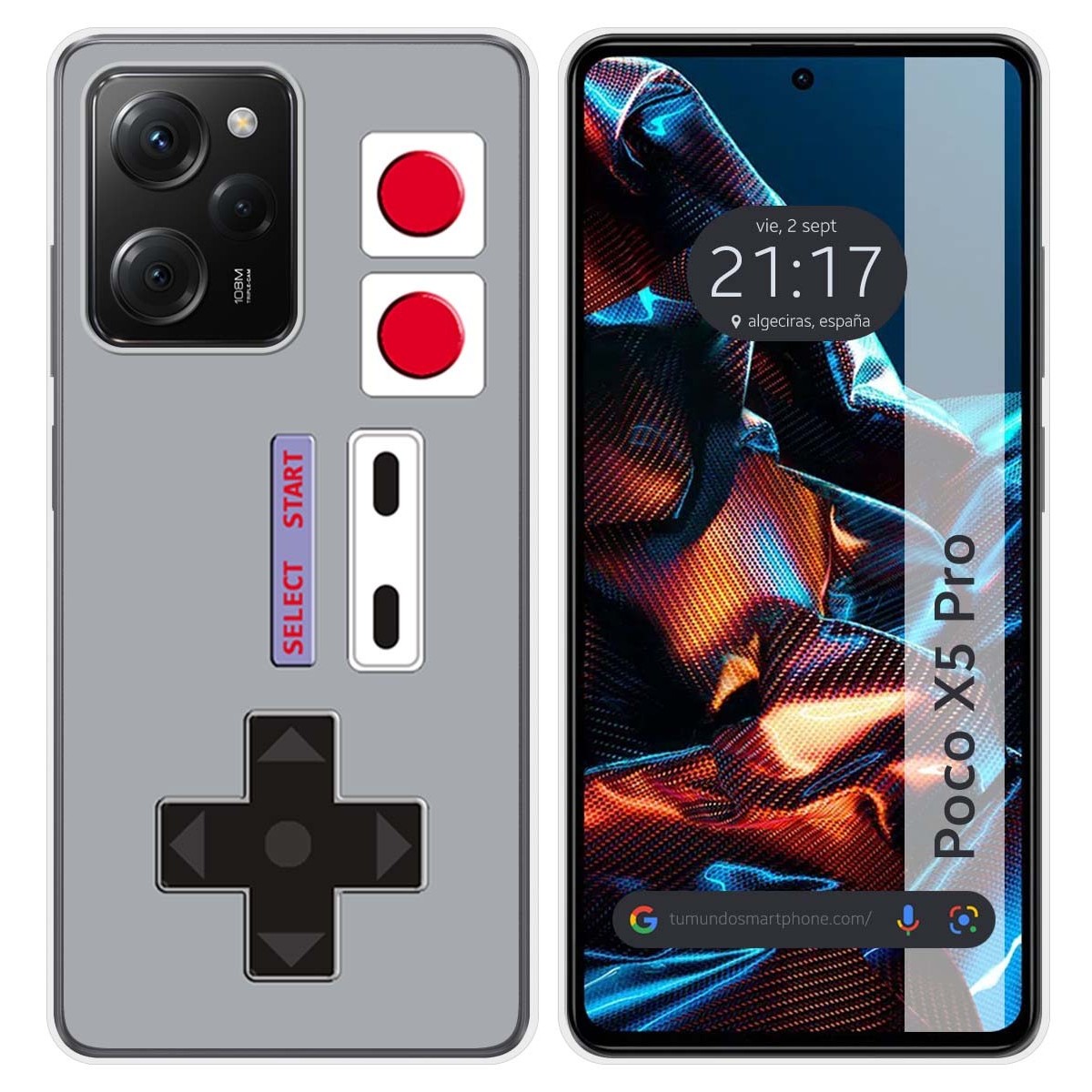 Funda Silicona compatible con Xiaomi POCO X5 Pro 5G diseño Consola Dibujos