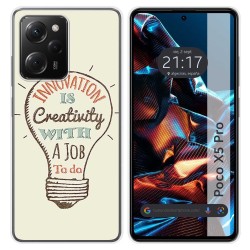 Funda Silicona compatible con Xiaomi POCO X5 Pro 5G diseño Creativity Dibujos