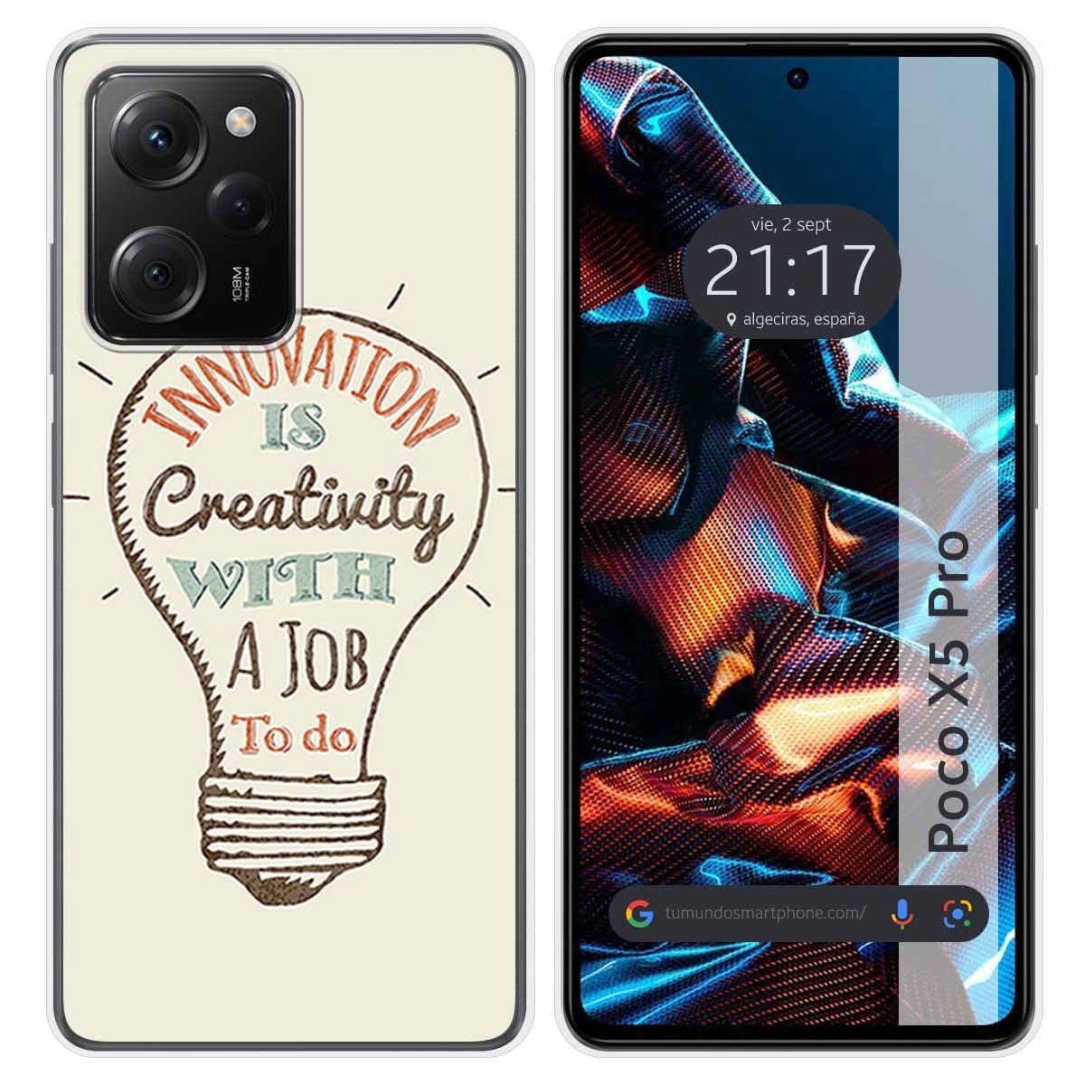 Funda Silicona compatible con Xiaomi POCO X5 Pro 5G diseño Creativity Dibujos