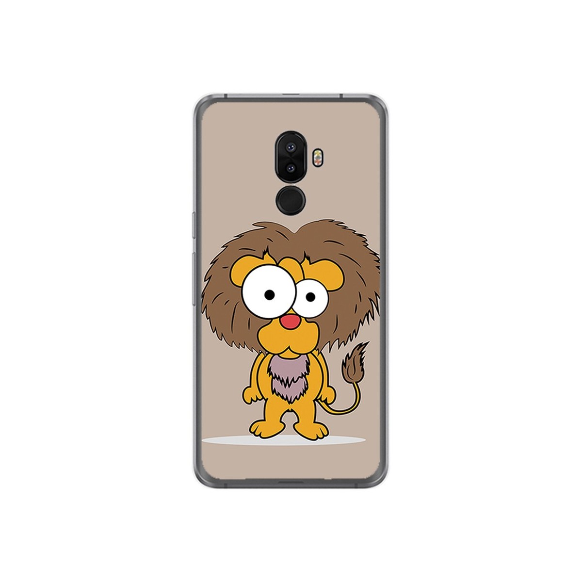 Funda Gel Tpu para Ulefone S8 / S8 Pro Diseño Leon Dibujos