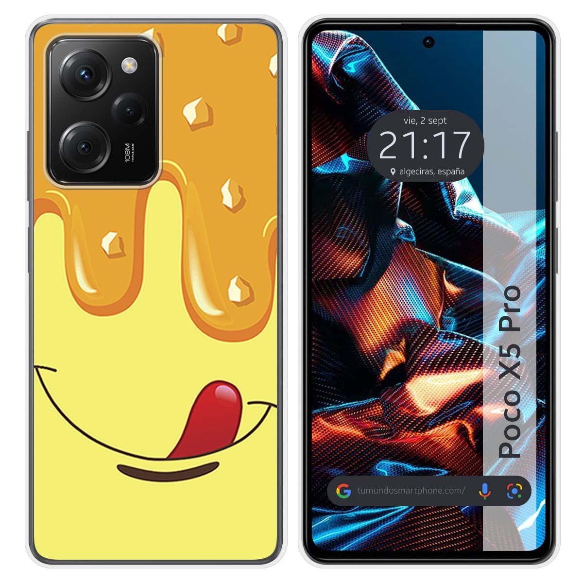 Funda Silicona compatible con Xiaomi POCO X5 Pro 5G diseño Helado Vainilla Dibujos