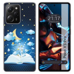 Funda Silicona compatible con Xiaomi POCO X5 Pro 5G diseño Libro Cuentos Dibujos