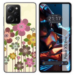 Funda Silicona compatible con Xiaomi POCO X5 Pro 5G diseño Primavera En Flor Dibujos
