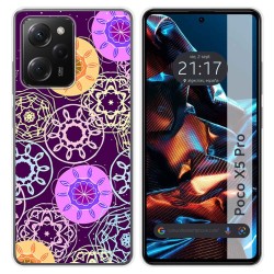 Funda Silicona compatible con Xiaomi POCO X5 Pro 5G diseño Radial Dibujos