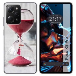 Funda Silicona compatible con Xiaomi POCO X5 Pro 5G diseño Reloj Dibujos