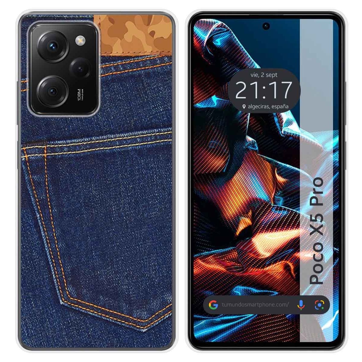 Funda Silicona compatible con Xiaomi POCO X5 Pro 5G diseño Vaquero Dibujos
