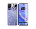 Funda Silicona Transparente para TCL 40 SE diseño Araña Dibujos