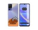Funda Silicona Transparente para TCL 40 SE diseño Bufalo Dibujos