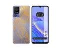 Funda Silicona Transparente para TCL 40 SE diseño Hojas Dibujos