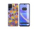 Funda Silicona Transparente para TCL 40 SE diseño Otoño Dibujos