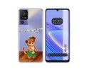 Funda Silicona Transparente para TCL 40 SE diseño Suricata Dibujos