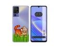 Funda Silicona Transparente para TCL 40 SE diseño Tigre Dibujos