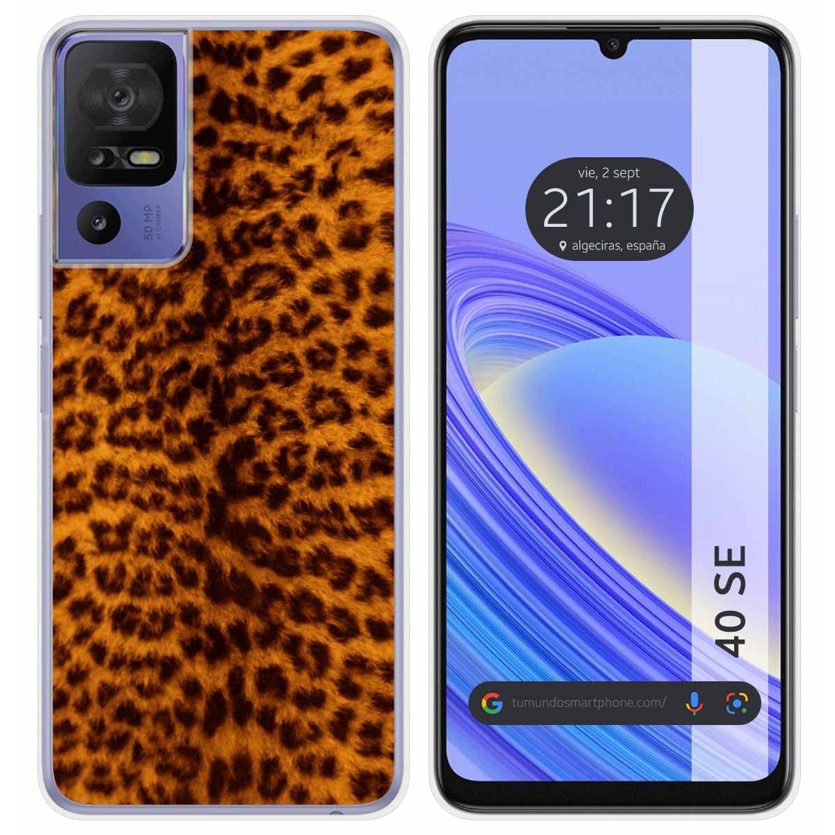 Funda Silicona para TCL 40 SE diseño Animal 03 Dibujos