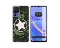 Funda Silicona para TCL 40 SE diseño Camuflaje 01 Dibujos