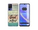 Funda Silicona para TCL 40 SE diseño Madera 01 Dibujos