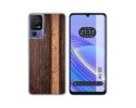 Funda Silicona para TCL 40 SE diseño Madera 05 Dibujos