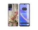 Funda Silicona para TCL 40 SE diseño Madera 08 Dibujos