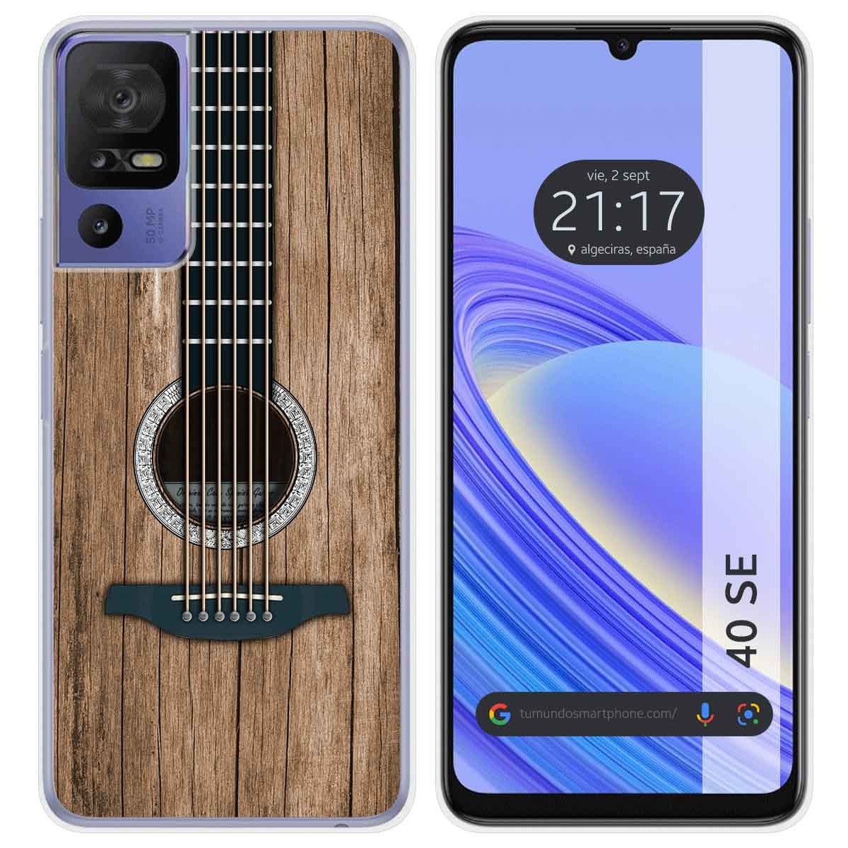 Funda Silicona para TCL 40 SE diseño Madera 11 Dibujos