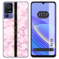 Funda Silicona para TCL 40 SE diseño Mármol 04 Dibujos