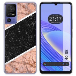 Funda Silicona para TCL 40 SE diseño Mármol 07 Dibujos
