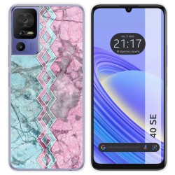 Funda Silicona para TCL 40 SE diseño Mármol 08 Dibujos