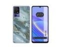 Funda Silicona para TCL 40 SE diseño Mármol 09 Dibujos